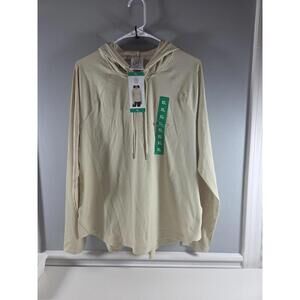 Sage Women’s Tan Pullover Hoodie Size XL Lightweight Comfy NEW